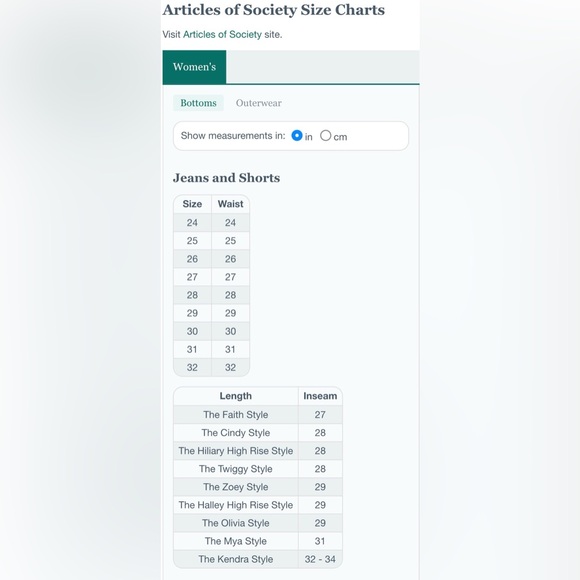 Articles of Society Mya Skinny Jeans • Women’s Size 26 - Picture 14 of 14
